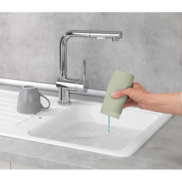 Zelený silikonový dávkovač na mýdlo Wenko Easy Squeez-e-image-1