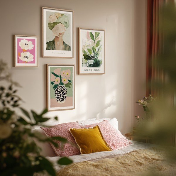 Tištěný obraz s rámem 30x40 cm Peony Bloom – Styler-image-2