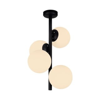 Černé závěsné svítidlo Squid Lighting Owl, výška 53 cm