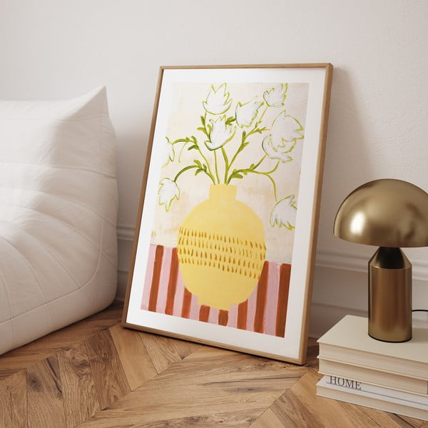 Obraz 52x72 cm Yellow Vase    – Malerifabrikken-image-1