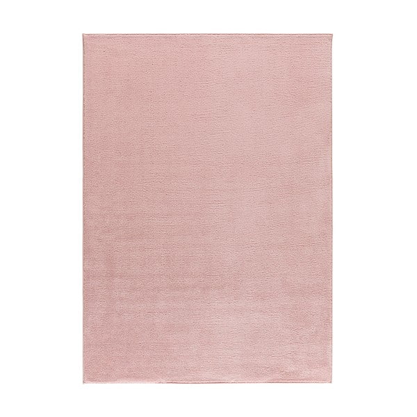 Růžový koberec z mikrovlákna 80x150 cm Coraline Liso – Universal