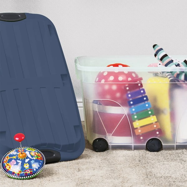 Plastový úložný box s víkem Roller – Rotho-image-1