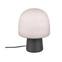 Černo-bílá stolní lampa se skleněným stínidlem (výška 27 cm) Steen – Trio