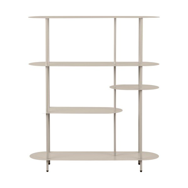 Béžový kovový regál 118x139x31 cm Rieti – House Nordic