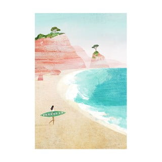 Plakát 30x40 cm Surf Girl - Travelposter
