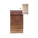 Bavlněný koberec v cihlové barvě 80x140 cm Twin Toffee – Lorena Canals