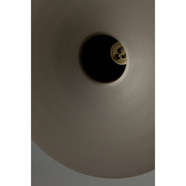 Hnědé hliníkové stmívatelné závěsné svítidlo ø 25 cm Evan – Jotex-image-2
