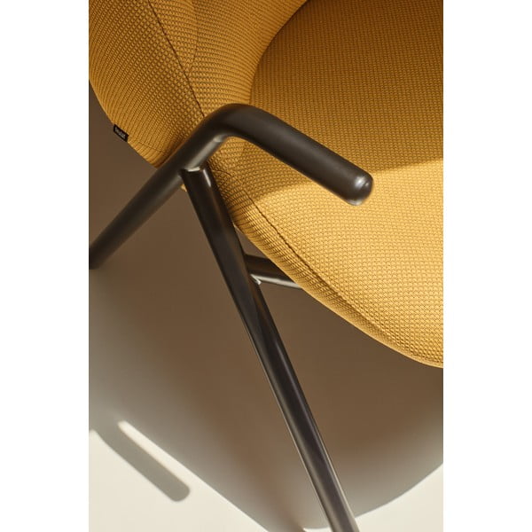 Žluté křeslo Teulat Dins, výška 90 cm-image-1