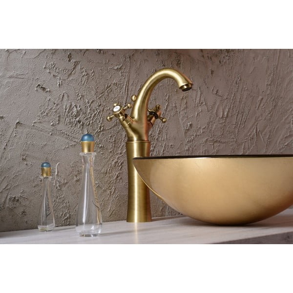 Stojánková umyvadlová baterie v bronzové barvě Antea – Sapho-image-1