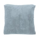 Modrý dekorativní polštář Tiseco Home Studio Ribbed, 40 x 40 cm
