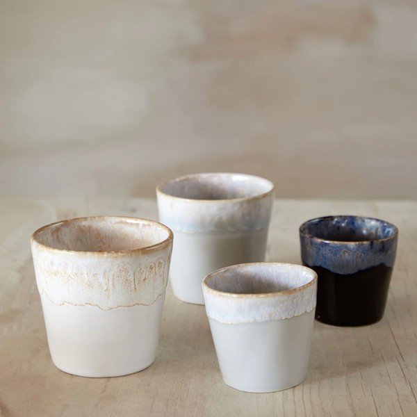 Bílé šálky na espresso z kameniny v sadě 8 ks 210 ml Grespresso – Costa Nova-image-2