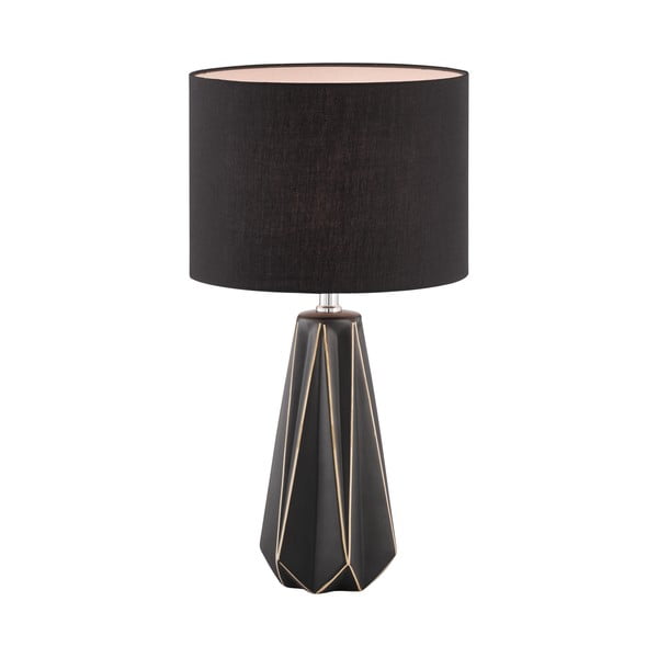 Černá stolní lampa Fischer & Honsel Mono