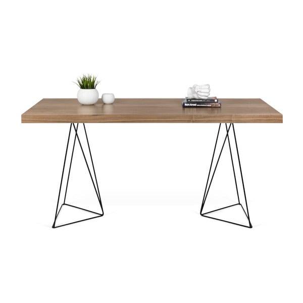 Pracovní stůl s kovovými nohami TemaHome Multi, 160 x 90 cm-image-3