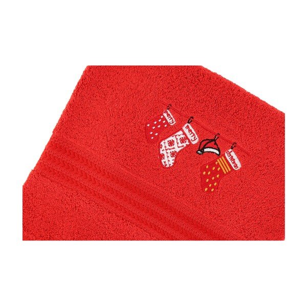 Sada 2 ručníků Corap Red Socks, 50 x 90 cm-image-2