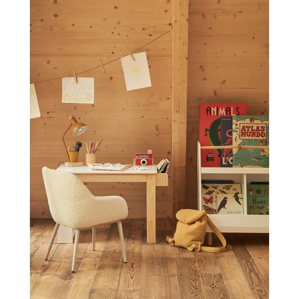 Bílá dětská židle Konna – Kave Home-image-2