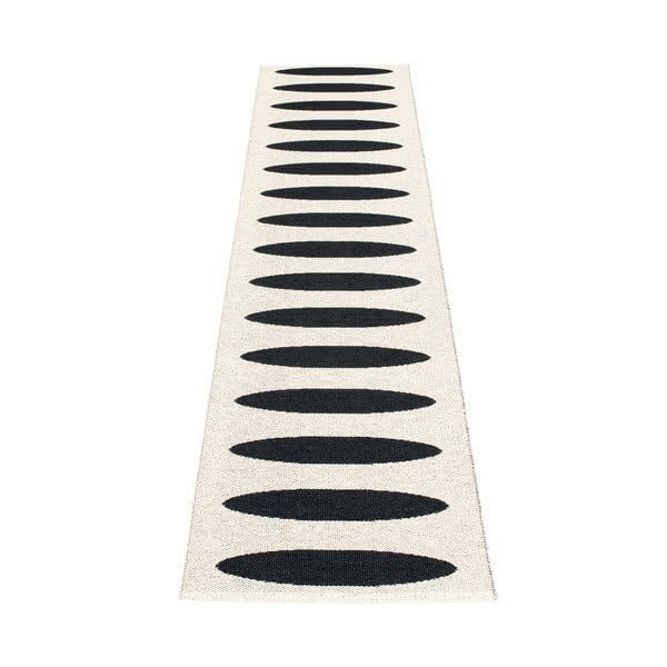 Černý vnitřní a venkovní běhoun 70x300 cm Ella Black – Pappelina-image-2