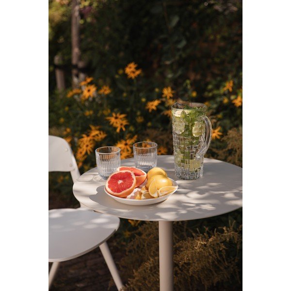 Ocelový kulatý barový stůl ø 57 cm Snow – Zuiver-image-1