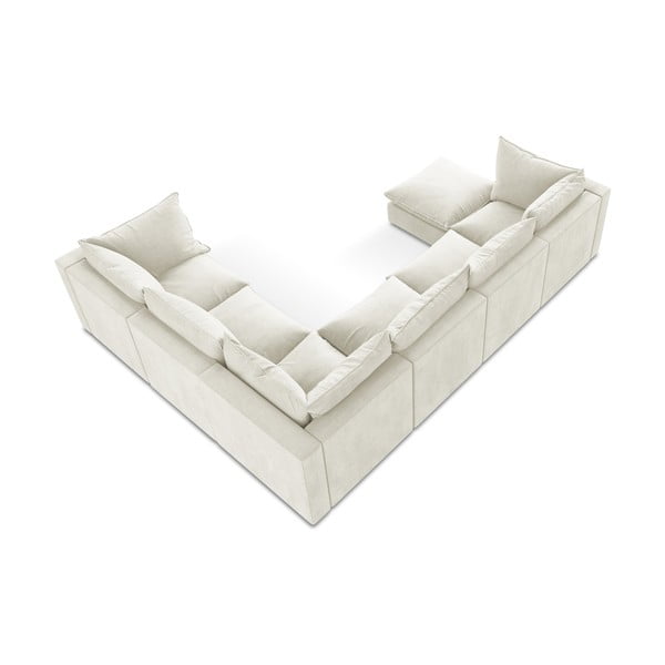 Béžová rohová pohovka (pravý roh/do "U") Manao – Makamii-image-3