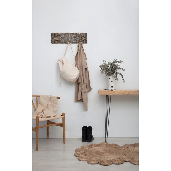 Nástěnný věšák z borovicového dřeva Tierra Bella Mandala, 50 x 20 cm-image-1