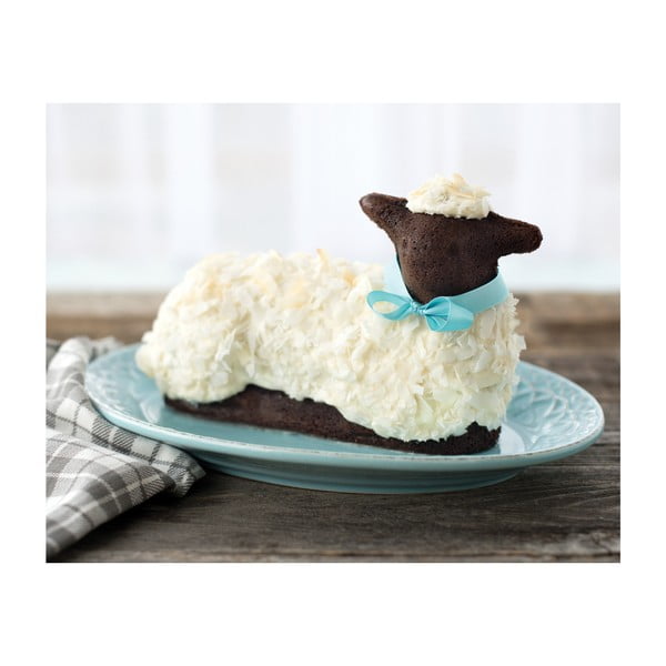 Stříbrná velikonoční forma ve tvaru beránka Nordic Ware, 700 ml-image-3