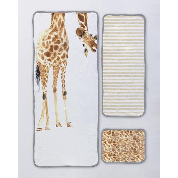 Sada 3 ručníků Madre Selva Funky Giraffe-image-1