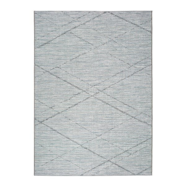 Modrošedý venkovní koberec Universal Weave Cassita, 77 x 150 cm