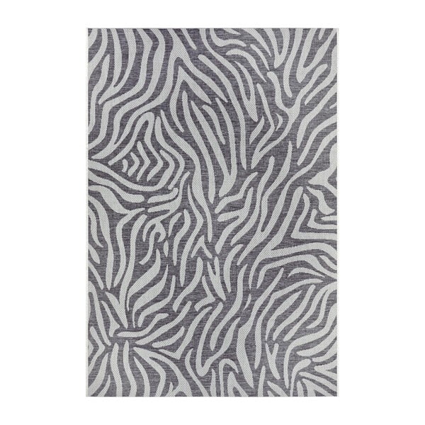 Šedo-béžový venkovní koberec NORTHRUGS Cebra, 70 x 140 cm