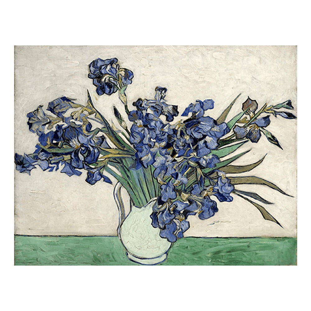 Reprodukce obrazu Vincenta van Gogha - Irises 2, 40 x 26 cm