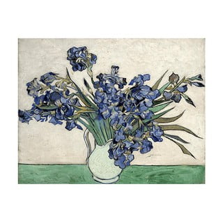 Reprodukce obrazu Vincenta van Gogha - Irises 2, 40 x 26 cm