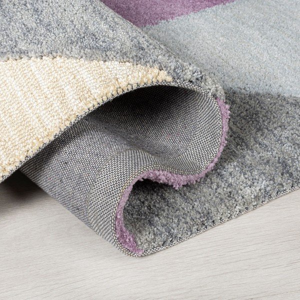 Šedo-fialový koberec Flair Rugs Icon, 120 x 170 cm-image-1