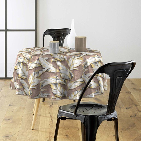 Omyvatelný ubrus ø 160 cm Ebany – douceur d'intérieur-image-1