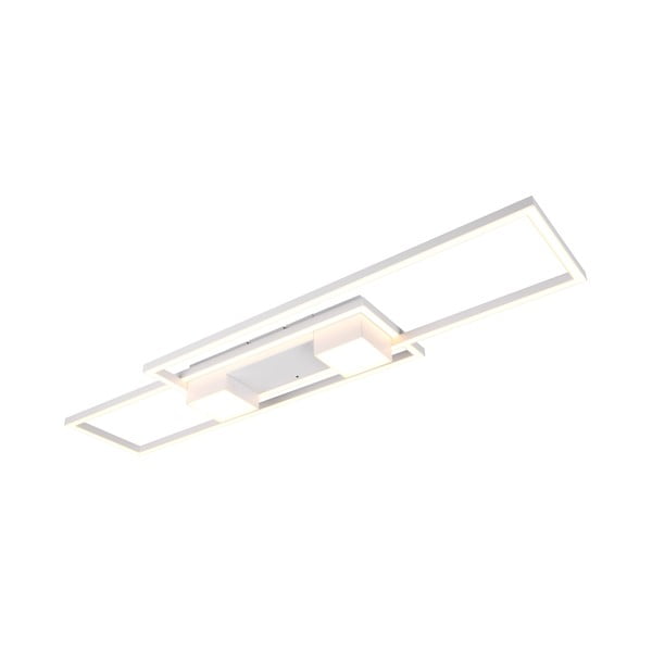 Bílé LED stmívatelné stropní svítidlo na dálkové ovládání 28x100 cm Albany – Trio-image-2