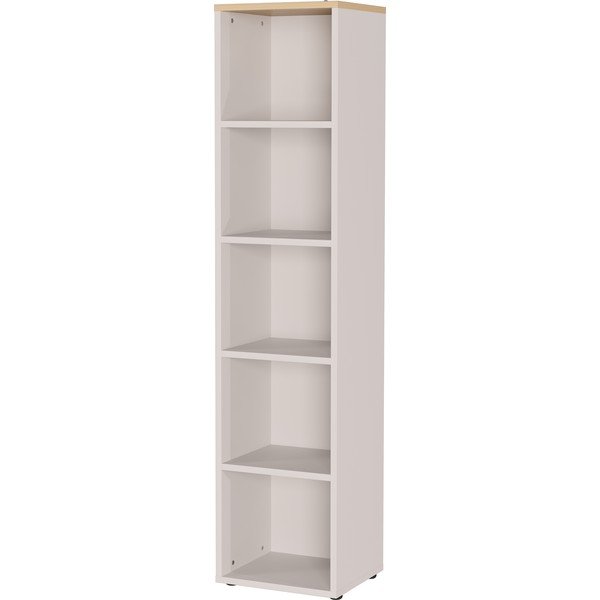 Krémový matný regál 45x197x40 cm Lissabon – Germania