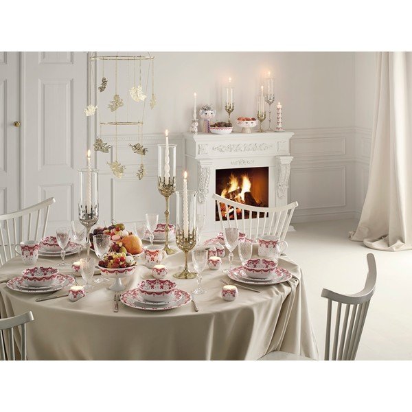 Svíčka s vánočním motivem doba hoření 56 h Guirlande – Kähler Design-image-2