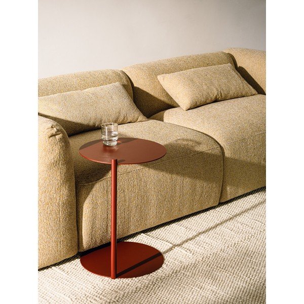 Ocelový kulatý odkládací stolek 41x40 cm Ande – noo.ma-image-1