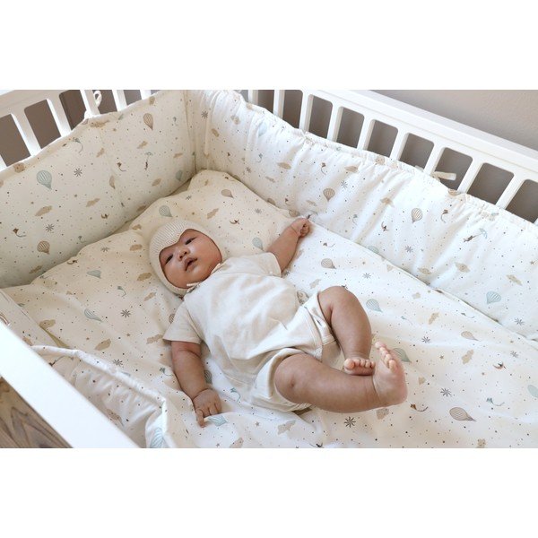 Slonovinový mantinel do postýlky z Bio bavlny 365 cm Dreamland – Cam Cam Copenhagen-image-3