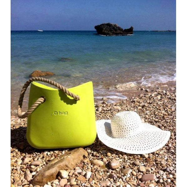 Taška O bag s černými uchy, světle zelená-image-4