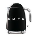 Černá rychlovarná konvice z nerezové oceli 1,7 l Retro Style – SMEG