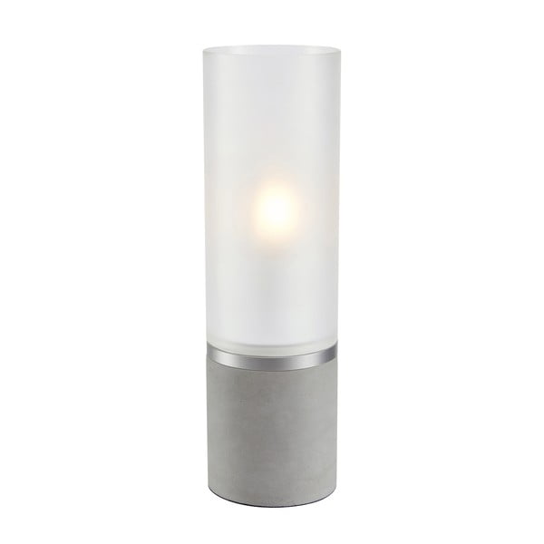 Bílo-šedá betonová stolní lampa (výška 40 cm) Molo – Markslöjd
