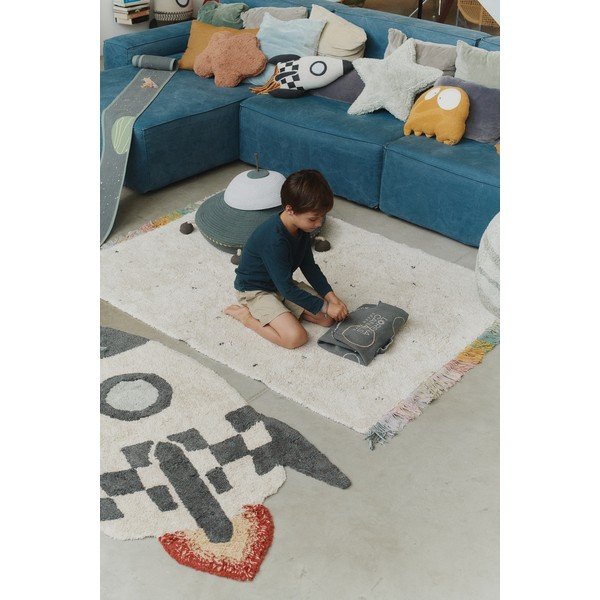 Bavlněný dětský polštářek 54x54 cm Stella Blue Sage – Lorena Canals-image-1