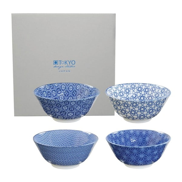 Set misek Tayo Nippon Blue, 15.2x6,7 cm, 4 ks