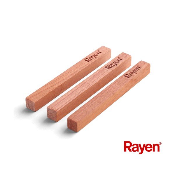 Odpuzovač šatních molů 4 ks z cedrového dřeva v přírodní barvě – Rayen-image-2