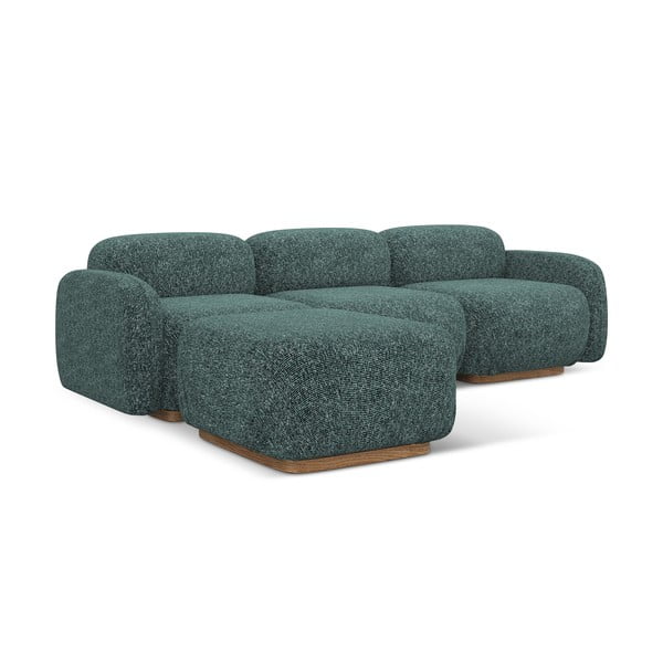 Tyrkysová modulární rohová pohovka (variabilní roh) Ailani – Makamii-image-4