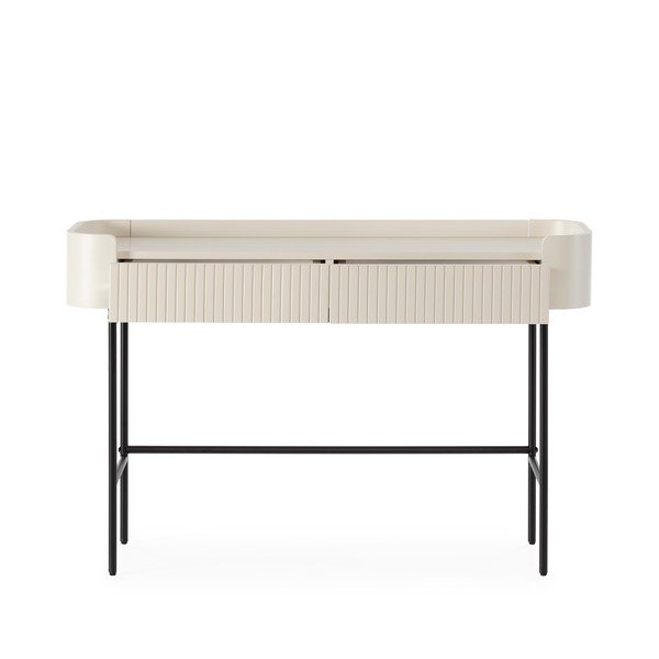 Krémový konzolový stolek 40x120 cm Willa – MOME-image-2