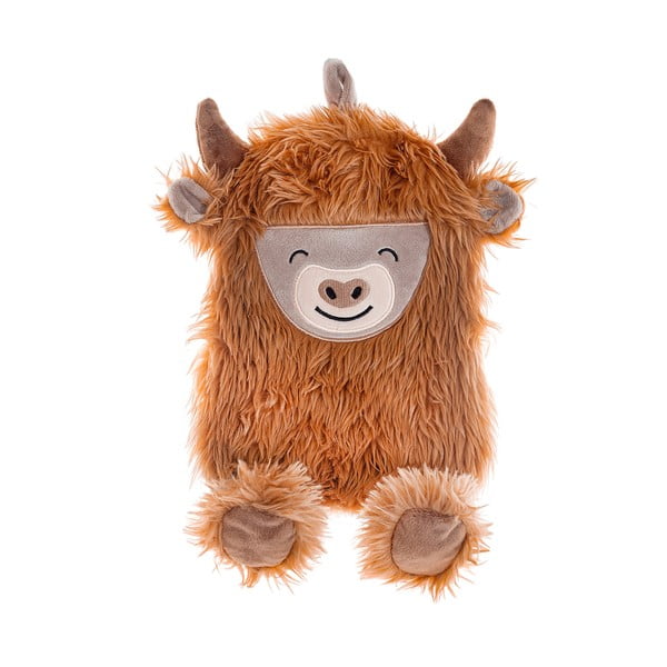 Hnědý termofor z mikroplyše 700 ml Highland Cow – Sass & Belle