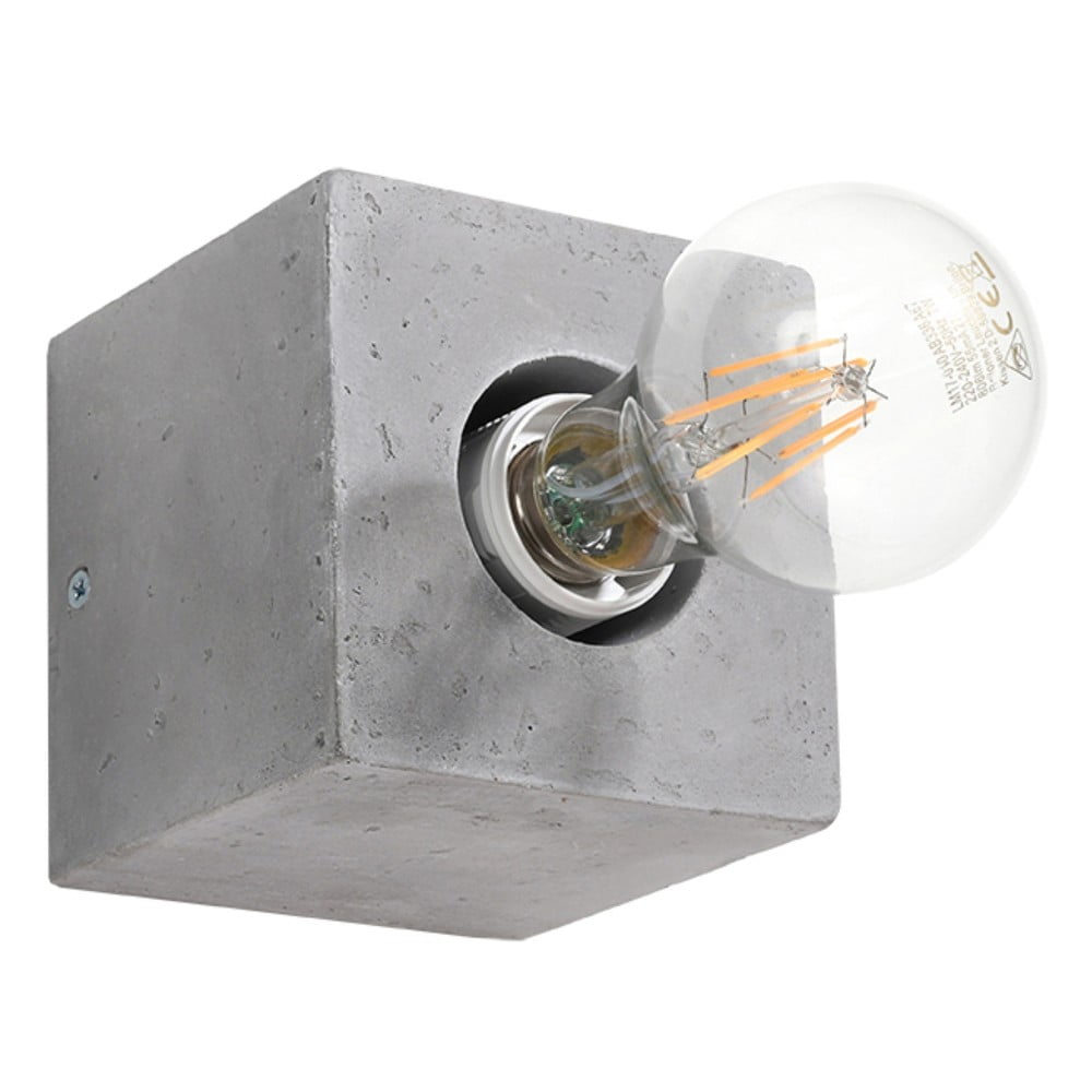 Šedé nástěnné svítidlo Gabi – Nice Lamps