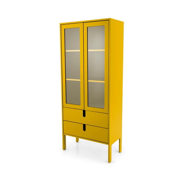 Žlutá vitrína Tenzo Uno, šířka 76 cm-image-2