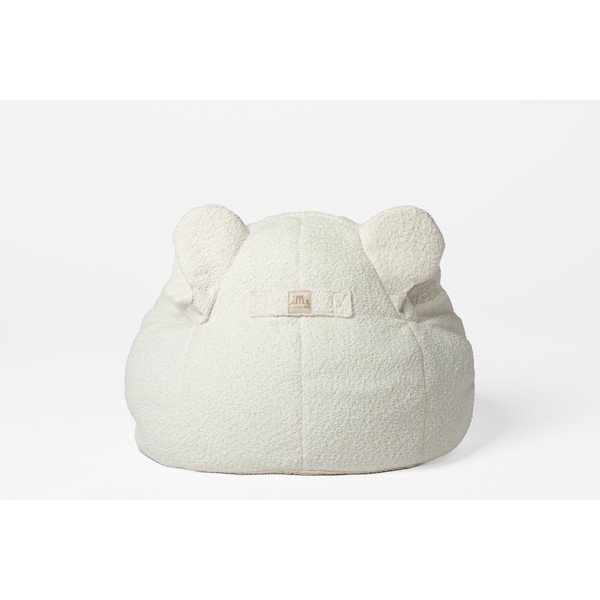 Krémový dětský sedací vak Bear – The Brooklyn Kids-image-2