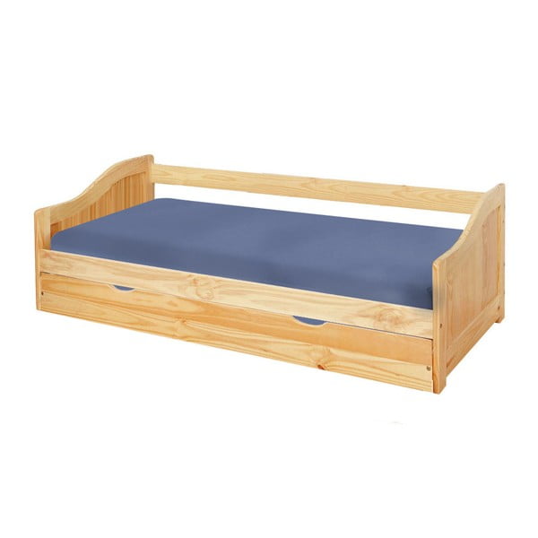 Dřevěná jednolůžková postel se zásuvkou 13Casa Leon, 90 x 200 cm