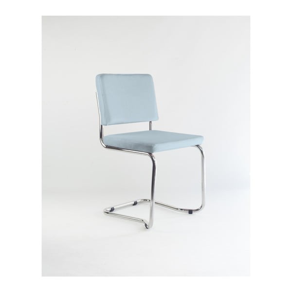 Židle s modrým sametovým potahem Velvet Atelier Bertha